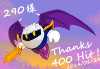 ４００キリ番祝い絵その１